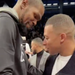 Mbappe et Kevin Durant