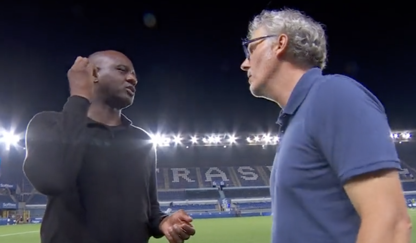 Laurent Blanc et Patrick Vieira