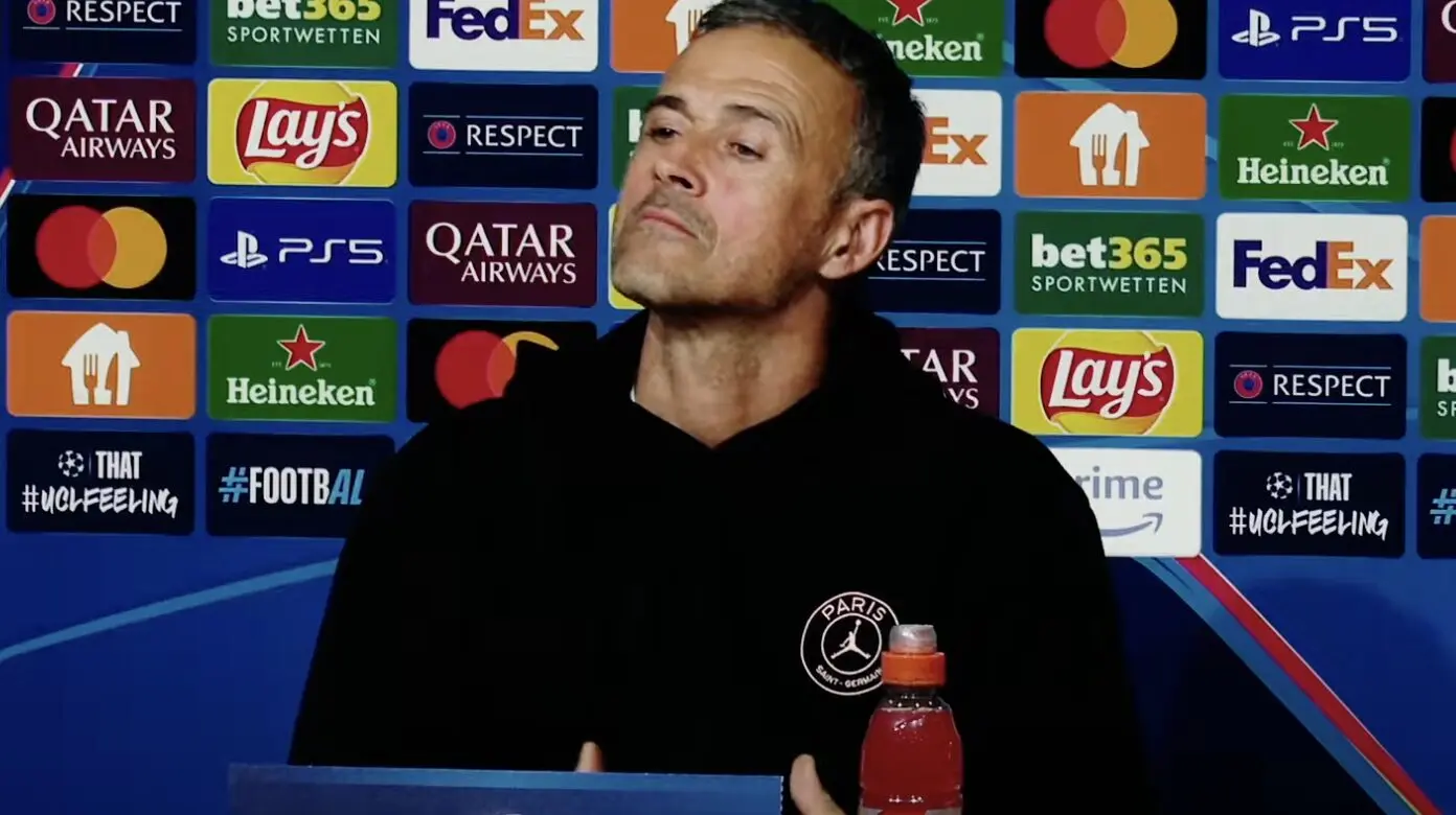 Luis Enrique - Crédit PSG.fr