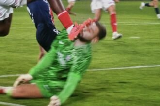 Donnarumma le visage en sang  - copyright Ligue 1