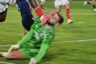 Donnarumma le visage en sang  - copyright Ligue 1