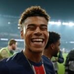 Désiré Doué, joueur du PSG