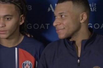 Ethan et Kylian Mbappe
