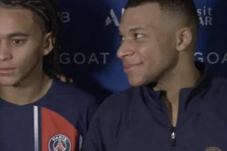 Ethan et Kylian Mbappe