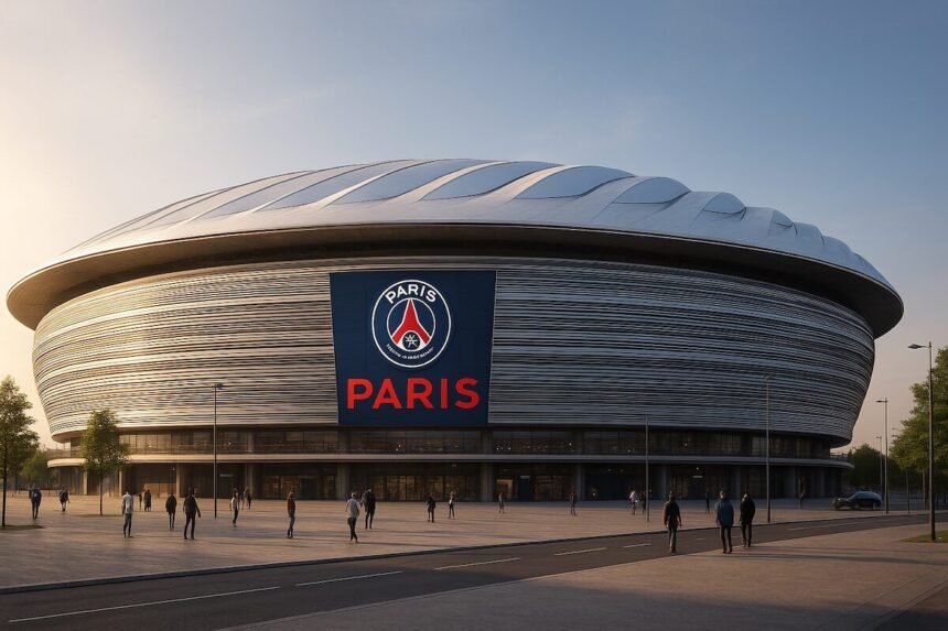 L'IA imagine le futur stade du PSG ©ChatGPT