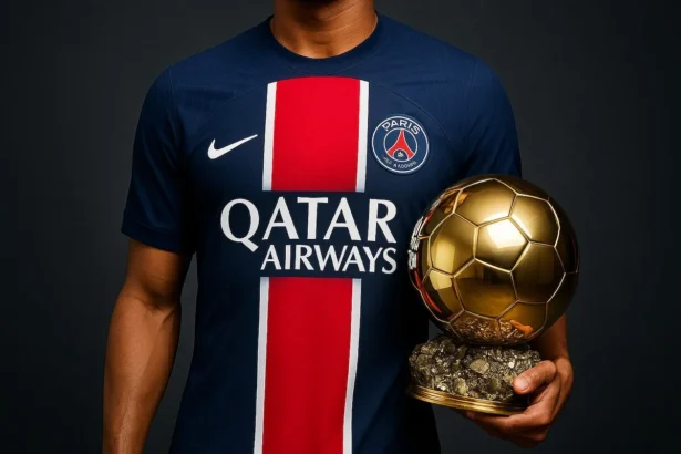 Le PSG avec le Ballon d'Or 2025
