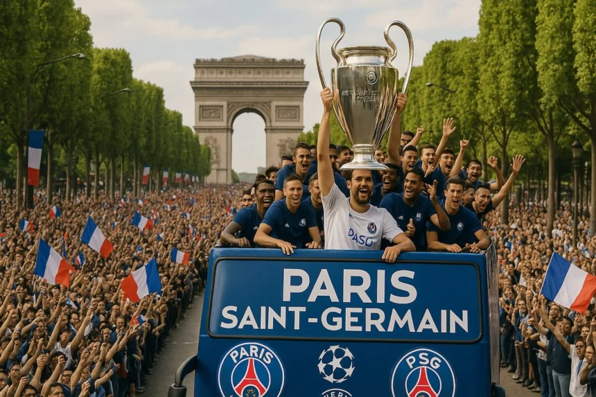 Le PSG et la Ligue des Champions (IA)