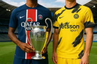 Le PSG vs l'Inter Milan en finale de Ligue des Champions
