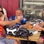 L'entraîneur du PSG Luis Enrique bière à la main en terrasse !