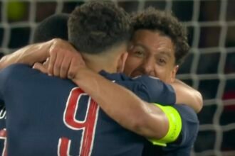 Les joueurs du PSG