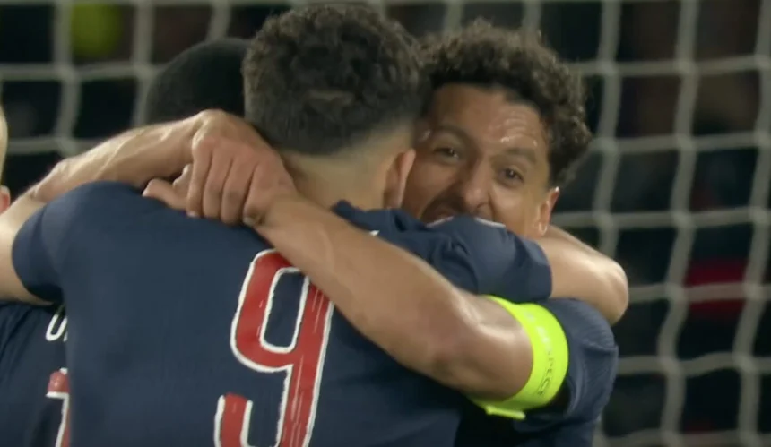 Les joueurs du PSG