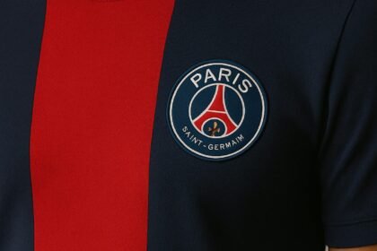 Le PSG et ses couleurs traditionnelles, en bleu et rouge