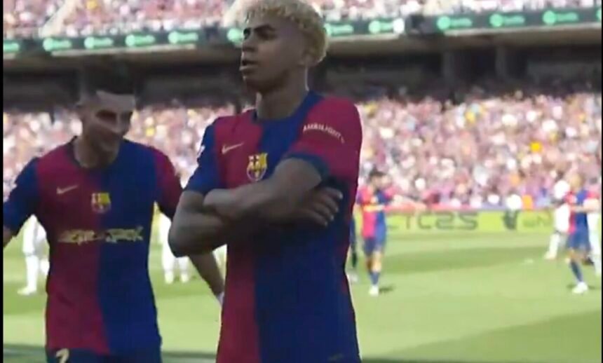 Barça/Real. Yamal imite la célébration de Mbappé... devant Mbappé