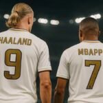 Haaland et Mbappé (IA)