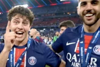 Le PSG, Joao Neves et Lucas Beraldo (Credit Photo UEFA)
