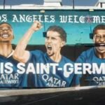 La superbe fresque en hommage au PSG à Los Angeles