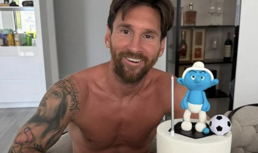 Messi le Schtroumpf grognon... Antonela chambre la star de l'Inter Miami