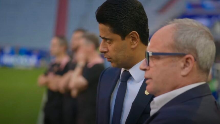 Nasser al-Khelaïfi et Luis Campos