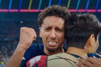 Marquinhos lors de la finale de la LDC