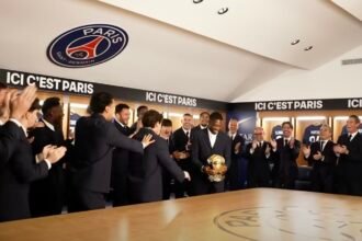 PSG. Le vestiaire du PSG a fêté Dembélé !
