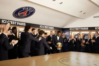 PSG. Le vestiaire du PSG a fêté Dembélé !