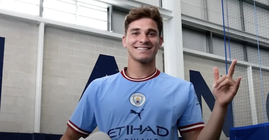 Julian Álvarez (Credit photo Manchester City)