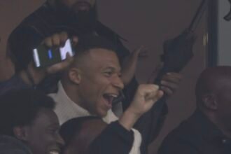 VIDÉO – Les frères Mbappé corrigent le PSG - Kylian célèbre le but d’Ethan