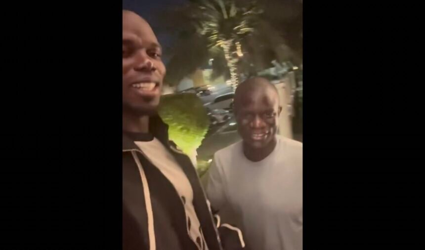 VIDEO. Paul Pogba retrouve N'Golo Kanté, la bromance hilarante