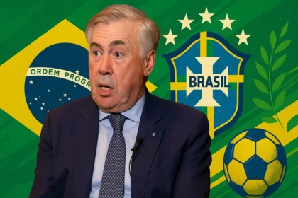 Carlo Ancelotti (Credit photo Fédération Brésilienne de Football / Montage Kickfootball.fr)