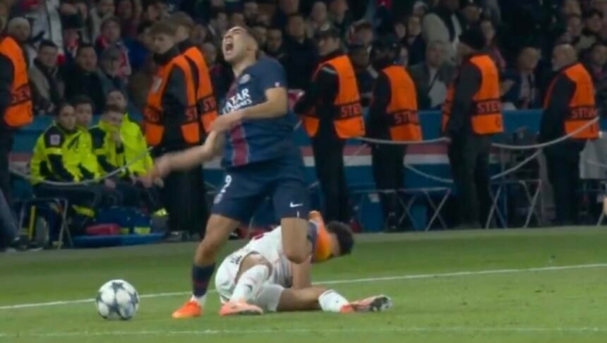 PSG. Hakimi en larmes après son horrible blessure