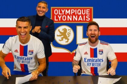 VIDEO - Lionel Messi et Cristiano Ronaldo signent à l'OL (ou pas)