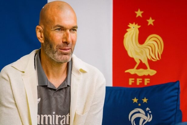 Zinedine Zidane (credit photo Adidas / montage Kickfootball.fr)