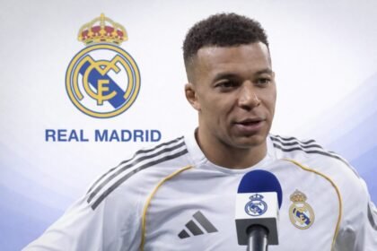 Kylian Mbappé - Real Madrid (Montage Kickfootball, crédit photo Liga)