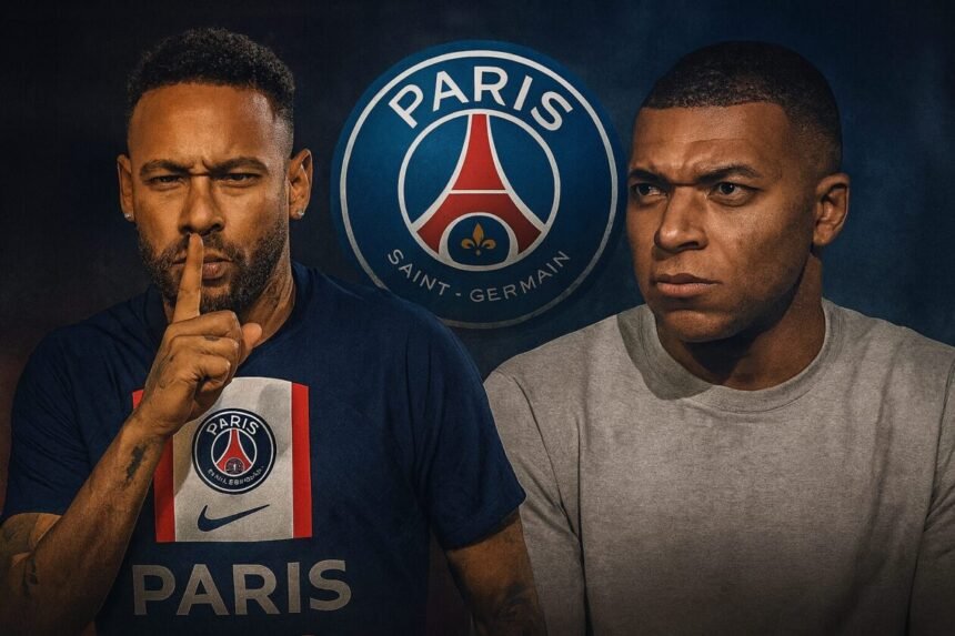 Neymar et Kylian Mbappé