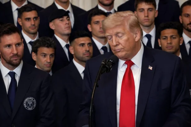 Donald Trump et Lionel Messi