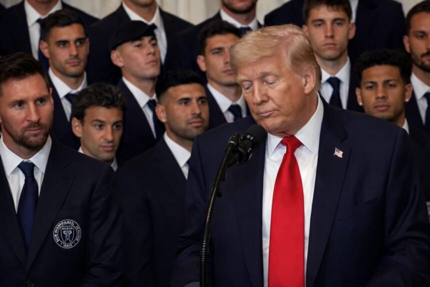 Donald Trump et Lionel Messi