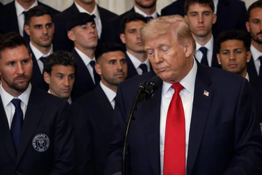 Donald Trump et Lionel Messi