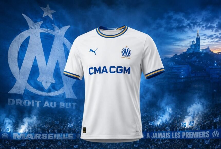 Le nouveau maillot de l'OM