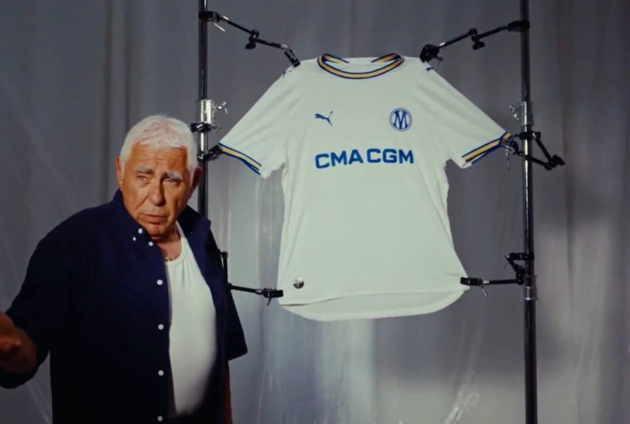 Le nouveau maillot de l'OM 