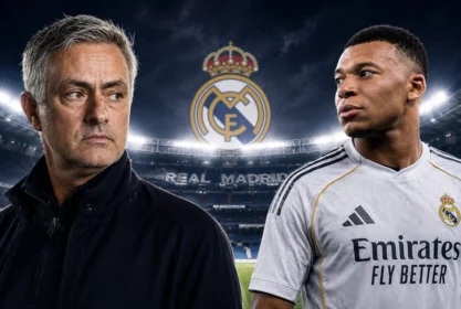 José Mourinho et Kylian Mbappé (Crédit photo Real Madrid, Montage Kickfootball.fr)