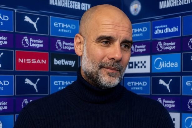 Pep Guardiola (Credit Photo Premier League)