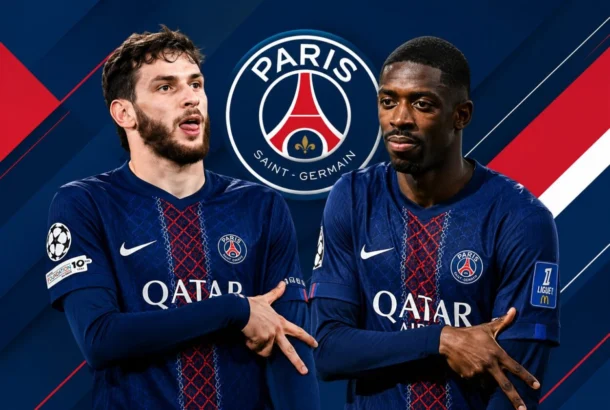 Dembélé et Kvara (Credit photo PSG / Montage Kickfootball.fr)
