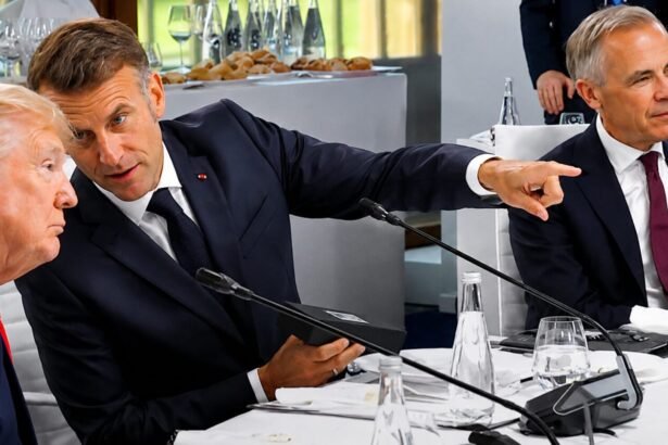 Donald Trump et Emmanuel Macron