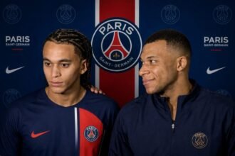 Ethan et Kylian Mbappe