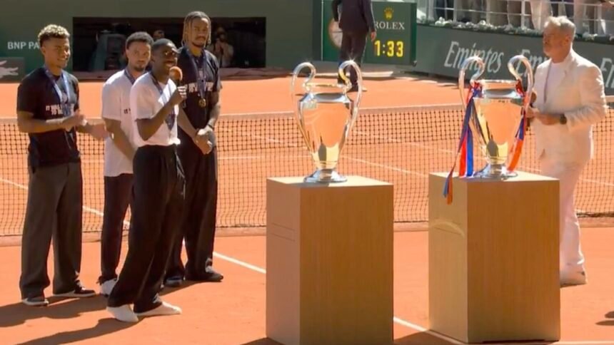 Le PSG s'invite avec ses 2 Ligues des Champions à Roland Garros
