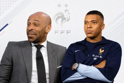 Thierry Henry et Kylian Mbappé