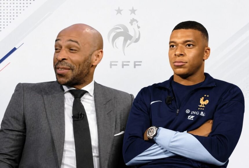 Thierry Henry et Kylian Mbappé
