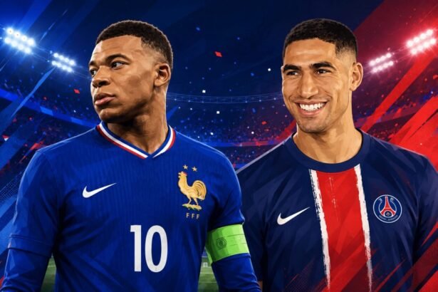 Mbappé et Hakimi