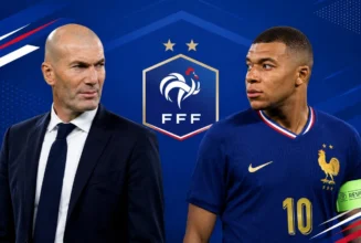 Zidane et Mbappé (Credit photo FFF / montage Kickfootball.fr)