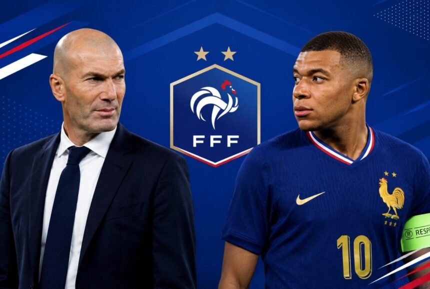 Zidane et Mbappé (Credit photo FFF / montage Kickfootball.fr)